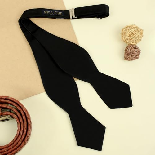 Image of PELUCHE Premium Black Bow tie for Men