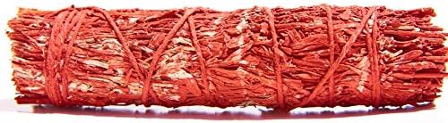 Red Smudge Sage + Palo Santo Wholesale Bundle: 12 Palo Santo Wood & 12 Red Smudge Sage Sticks