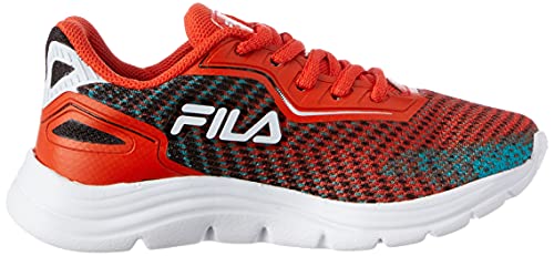 Tênis Fila Squall, Infantil Laranja/Azul/Preto 27