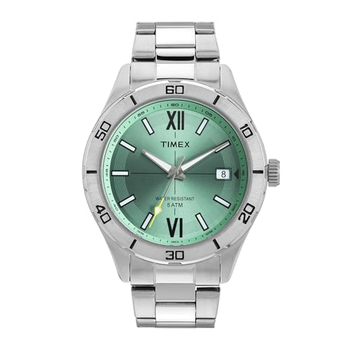 Analog Watch for Men Available in Multicolor Dial & Silver Stainless Steel Bracelet Band - Water Resistant Wrist Watches