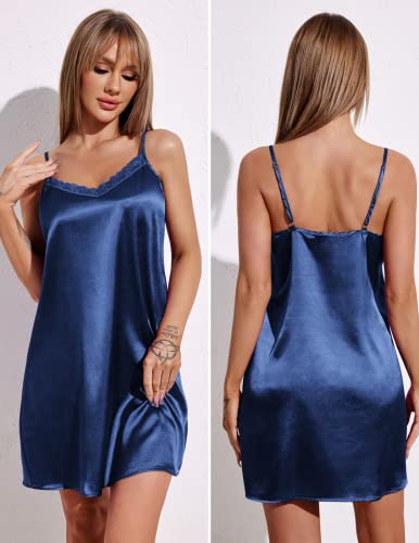 image for Ekouaer Women's Robe Pjs Satin Pajamas Sets Silk Wedding Gowns for Bri