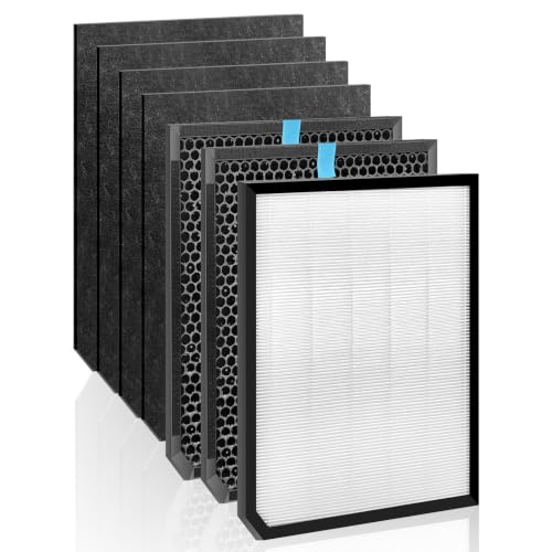 Image of AD 2000 Replacement Air Filter Compatible with Air Doctor 2000 & 2000i Air Purifiers,(1 Premium Air Filters + 2 Activated Carbon Filters + 4 Pre-Filter), Compare to ADF2001, ADF2002, ADF2003
