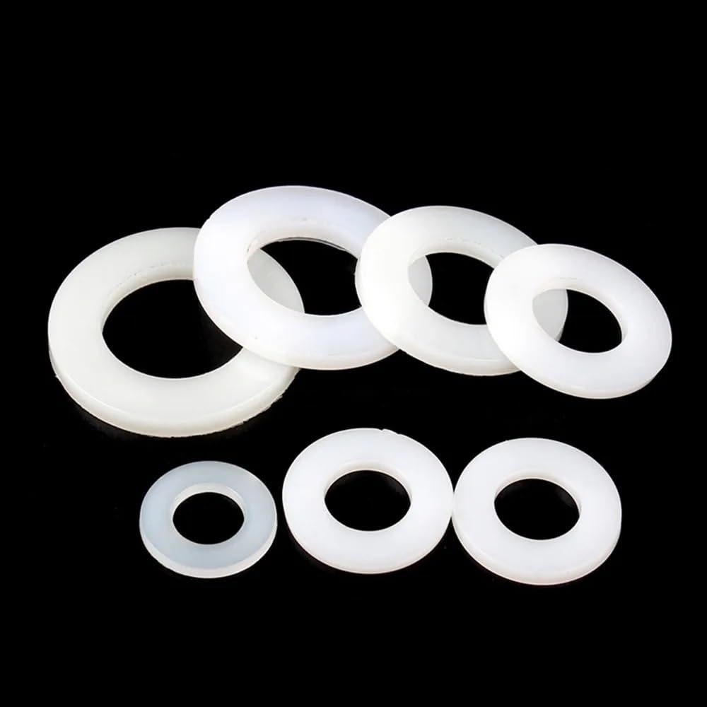 Junta de Silicona, arandela Plana, 10 Juntas Planas de Silicona, diámetro Interior de 9, 10 y 11 mm, Grosor de 2,3 mm, for Grifo de fontanería.(56x42x3mm)