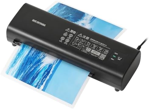 （00:00時点） 【Amazon.co.jp限定】 アイリスオーヤマ ラミネーター A4対応 ~100μm対応 フリーレバー付 ウォームアップ時間2分30秒 コンパクト AZ-LM42D-B ブラック 保証期間1年