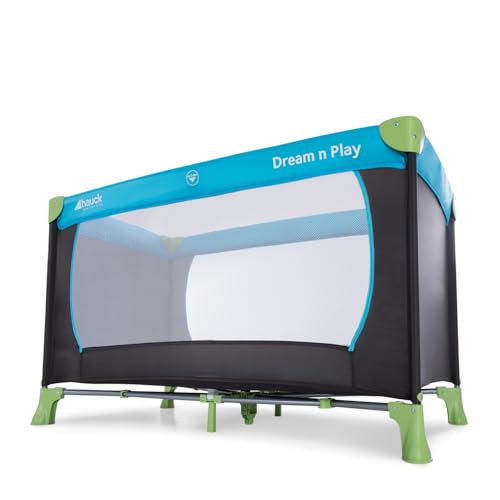 Miniatura 8 de Hauck Cuna De Viaje Dream N Play, Parque Infantil Desde Nacimiento Hasta 15 Kg, Cuna Viaje Bebe, Corral Bebe Con Bolsa De Transporte, Cuna De Playa, 120x60 Cm, Turquesa