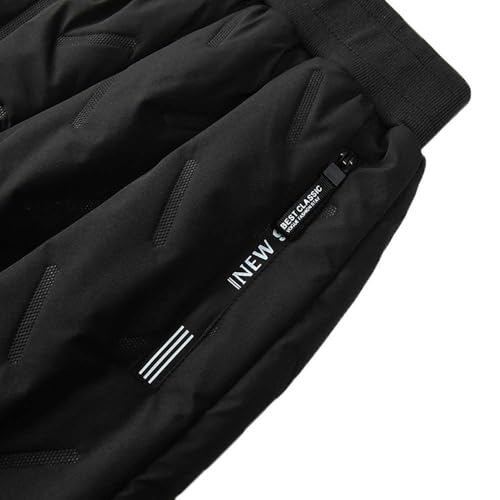 Boys Girls Fleece Joggers Trousers Kids Casual Warm Sweatpants Windproof Elastic Waist Sports Trousers4