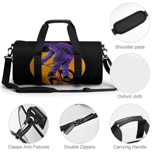 Sac de sport gym Vélo Spatial format voyage 45x23x23cm - 5