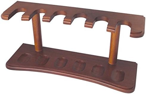 6-Pipe Rack Walnut-P806, Walnut