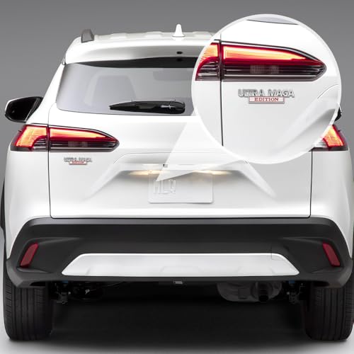 Image of Ultra MAGA Edition Emblems, Classic Personality Labels Car Badges with Strong Adhesive, Car Exterior Accessories Auto Body Decor Embossed Stickers Universal for Vehicles, SUV, Truck