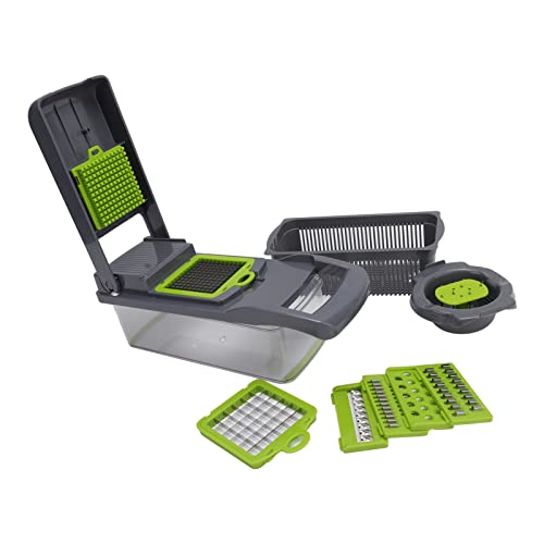 Cortadora multifuncional de vegetales Flexman con contenedor miniatura 1