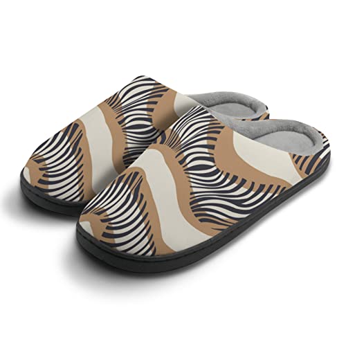Nool Trendy Slippers Slipper Wavy Slippers Men Indoor And Outdoor House Shoes For Men's Faux Fur House Shoes Washable Slipper #TOP2