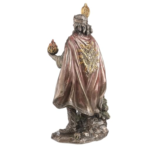 Estatua Dazhbog dios solar de fundición fría 10.1 pulg miniatura 5