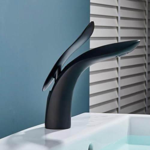Grifo de cascada monomando NBYGSC dorado para renovar el baño