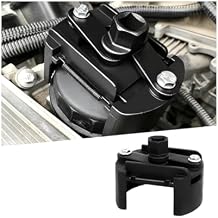 Car Oil Filter Wrench Removal Tool, Adjustable 2.36 Inch to 3.15 Inch Vehicle Oil Filter Cap Socket Wrench with Non-Slip Serrated Jaws, Automotive Accessories, Universal Fit