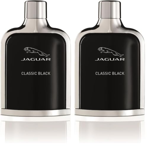 Image of Jaguar Classic Black Eau De Toilette, 100 ml (Pack of 2)