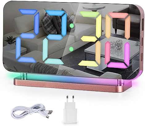 Projektionswecker Mit 7,4" Display & RGB-Farben - Der Moderne Wecker Fürs Schlafzimmer