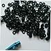 BESPORTBLE 100pcs Black Rubber Washer for Dart Rods Non-Slip Rod Round Pad Compatible Aluminum for Professional Use