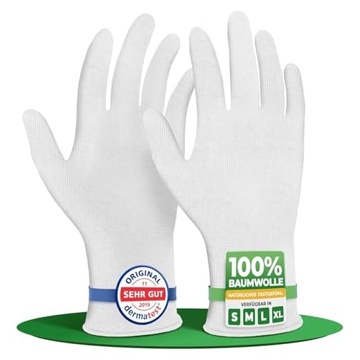 Nitrilhandschuhe 100 Stück Box (M, Schwarz) Einweghandschuhe, Einmalhandschuhe, Untersuchungshandschuhe, Nitril Handschuhe, puderfrei, ohne Latex, unsteril, latexfrei, disposible gloves, black 2 LAVAMED Dermatest: Sehr Gut Baumwollhandschuhe - extra weiche Baumwoll-Handschuhe aus 100% Baumwolle - Trikothandschuhe - weiße Zwirnhandschuhe - Premium Kosmetikhandschuhe (3 Paar, L)