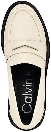 Calvin Klein Women's Grant Loafer, Beige 110, 8.5 | Image 1
