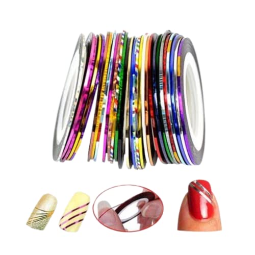 10 Unidades de Fitilho Fino Para Decoração de Unhas Artísticas