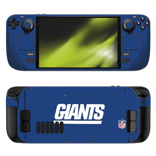 Skin NFL New York Giants Vinyle Autocollant Steam Deck OLED Housse Protection Coque