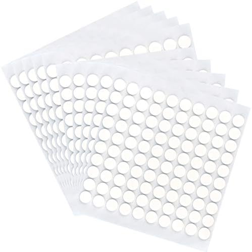 10 Sheet Foam Round Dots Double-Sided Adhesive 3D Craft Foam Tape for DIY Handmade Crafts/Office Supplies, 1000 Pcs, 2 Sizes (10, White, 0.3 inch & 0.4 inch)