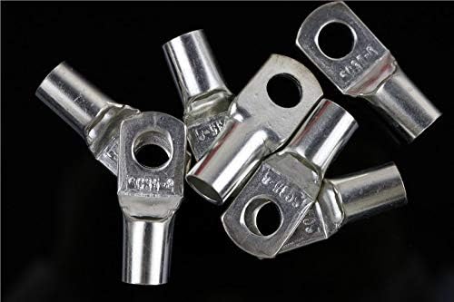 Davitu SC35-8 Bolt Hole Tinned Copper Cable lugs Battery Terminals 35mm wire - (Color: 20pcs)