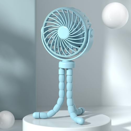 Image of STARQ Octopus Fan, Flexible Multi-Arm Personal Fan with 360 Adjustable Heads, USB Rechargeable Portable Cooling Fan for Home, Office, and Travel (Colour As Per Availablity)