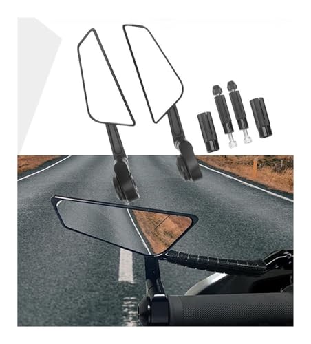 Espejos de manillar de motocicleta homologados con visión amplia antideslumbrante de 7/8'' 2