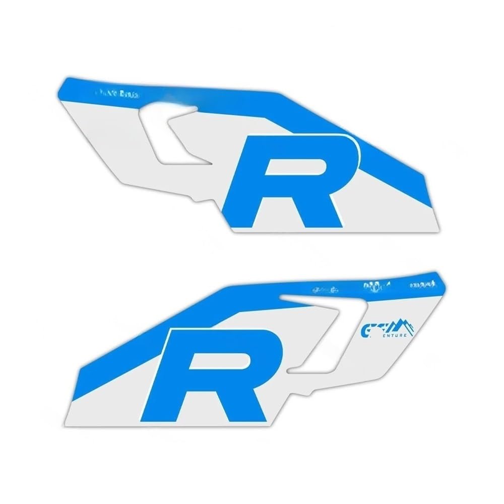 Rlqybiukt Color E Tank Pads Motorcycle Sticker Side Fairing Triple Black Trophy Decals For R1200gs R1250gs R1200 Gs R1250 2017-2023