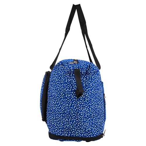 Image of ENSAC Premium Duffle Travel Bag for Men and Women, Luggage Travelling Bag for Women, Stylish Duffel Cabin Size Duffle Bag-Light Blue
