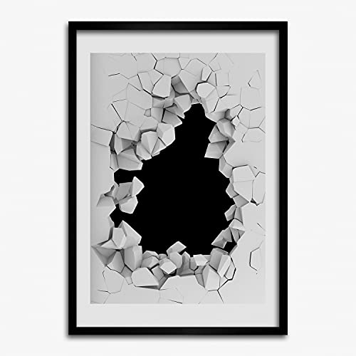 Cadre photo affiche 50x70 cm Tulup en bois de qualité peinture moderne murale