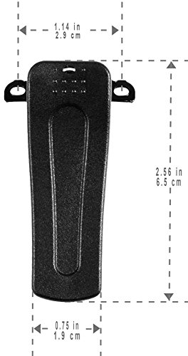 Arshell 15 Belt Clips With 30 Screws Compatible With Arcshell Ar-5 Two Way Radios Replacement Cases #TOP2