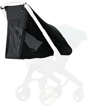 360  Full Coverage Stroller Sun Shade Compatible with Doona Baby Stroller & Carseat, Pram Sun Protection Canopy, Anti-UV Stroller Blackout Cover Shield, Stroller Sun Cover Mosquito Net