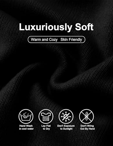 PULI 100% Wool Scarf for Women Luxury Winter Warm Pull Through Scarf with Gift Box4