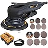 MAXXT Electric 5mm Random Orbital Sander with Tool Case, Variable Speed Palm Sander with Brushless Motor, 5&6Inch Sanding Pads, Sanders for Woodworking, Primary Wood and Panel Processing