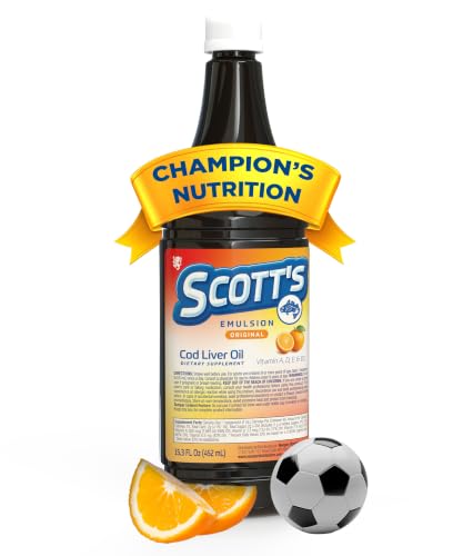 SCOTTS EMULSION Cod Liver Oil | Orange | 6.5 fl oz | 1-Pack