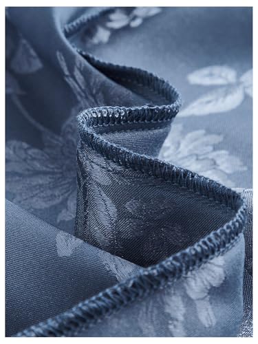 Floerns Women's Spaghetti Strap Cowl Neck Long Slip Satin Silk Midi Dress4