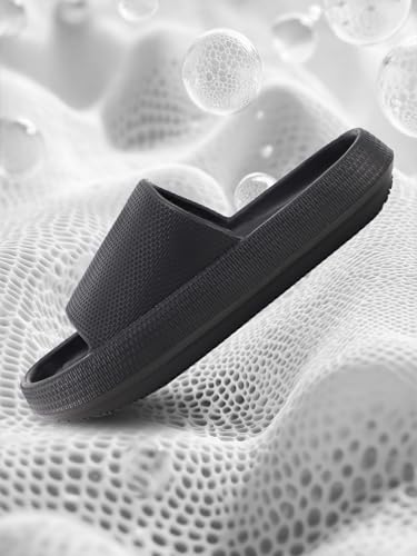 Cloud Slides for Women and Men Pillow Slippers House Slides Shower Sandals | Thick Sole | Ultra Soft | Indoor & Outdoor