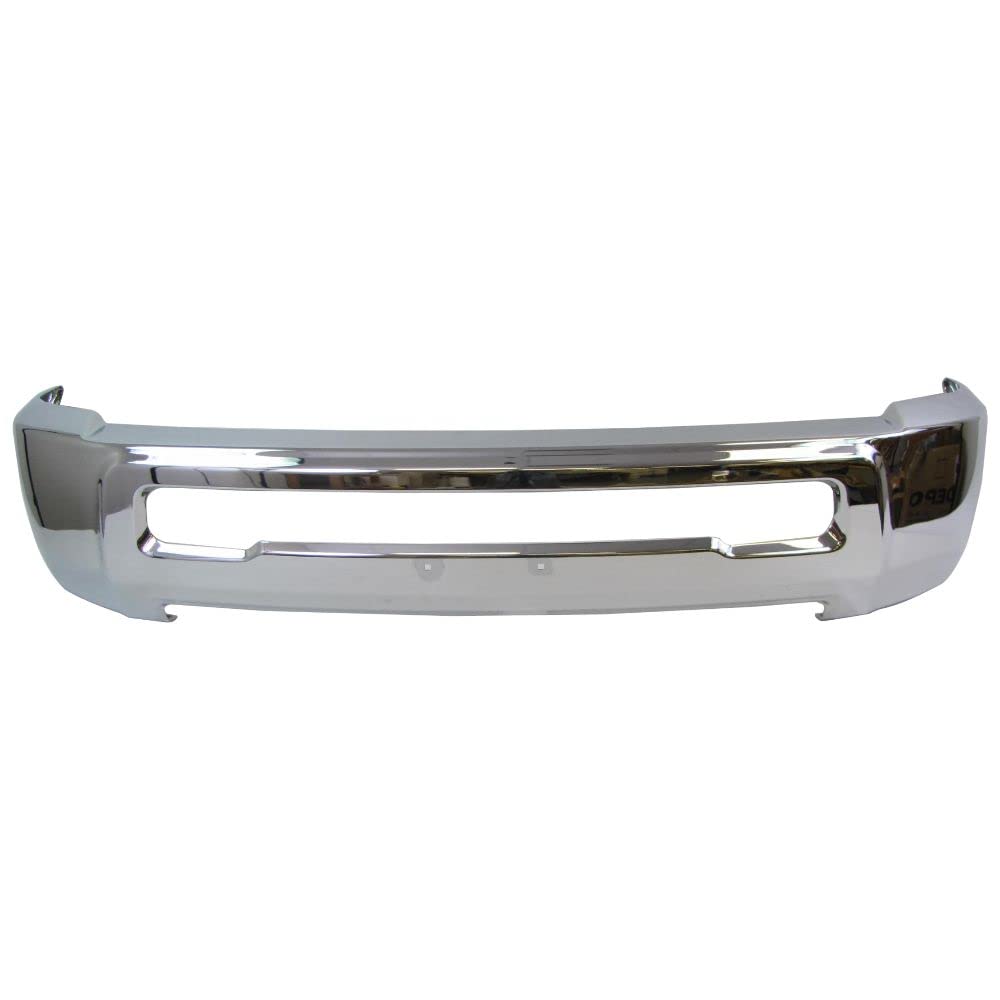 S-JUBANG Compatible with FRONT BUMPER BAR CHROME W/O FOG LAMP HOLE AXGG