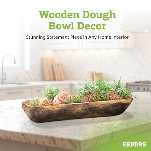 Wooden Dough Bowl