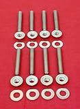 ALLOYBOLTZ- COMPATIBLE WITH CHEVY VORTEC INTAKE MANIFOLD POLISHED STAINLESS STEEL STUD KIT BOLTS SMALL BLOCK 327 350 400