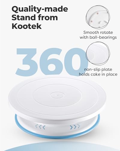 Kootek Cake Decorating Kit with Turntable