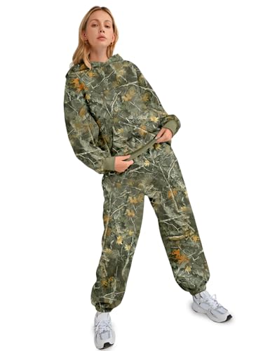 Image of AUTOMET Womens 2 Piece Lounge Sweatsuit Fall Fashion Matching Sweat Sets | Oversized Fall Hoodies & Baggy Jogger Sweatpants Fashion 2026 Outfits