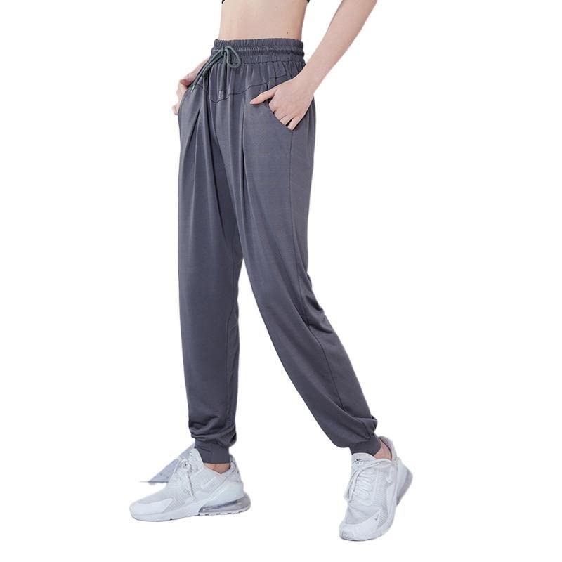 Pantalon de yoga fluide avec poches pour un style homewear confortable au quotidien