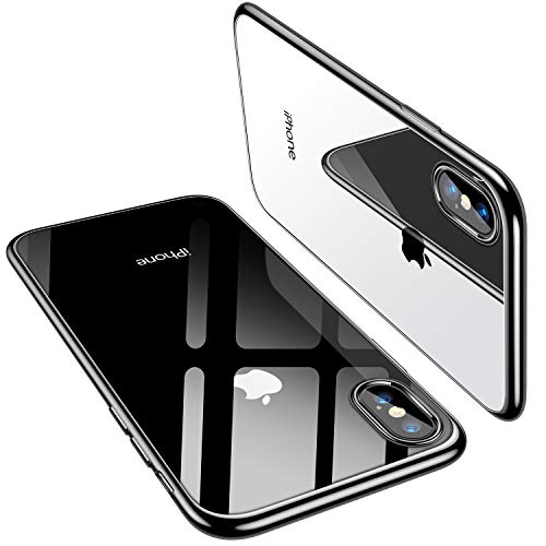 TORRAS iPhone X Case 2017 (ONLY), Ultra Thin Slim Fit Soft Silicone TPU Cover Case Compatible with iPhone X 2017, Black