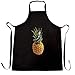 à la mode d'été Tablier du chef Fruit d'ananas Photo Black One Size