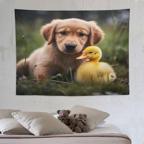 Chien tapisserie DCCCY creez une ambiance chaleureuse dans le salon