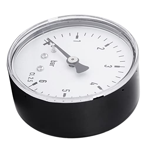 Manometer 1 st Mini Hoge Precisie Manometer voor Brandstof Luchtolie Vloeibare Water 0-6 bar 1/4 "NPT Draad - Image 4