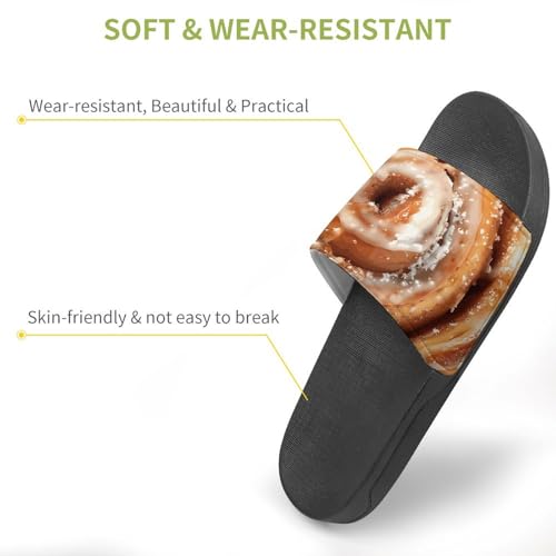 Cinnamon Roll House Sandals Non-Slip Bathroom Slippers Beach Summer Shoes for Men Women3